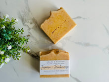 Load image into Gallery viewer, Tallow Turmeric Goat milk and Frankincense Soap bar