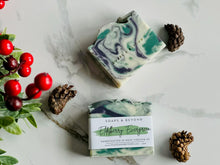 Load image into Gallery viewer, Eldelberry Evergreen Christmas Soap Bar
