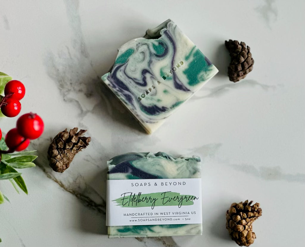 Eldelberry Evergreen Christmas Soap Bar