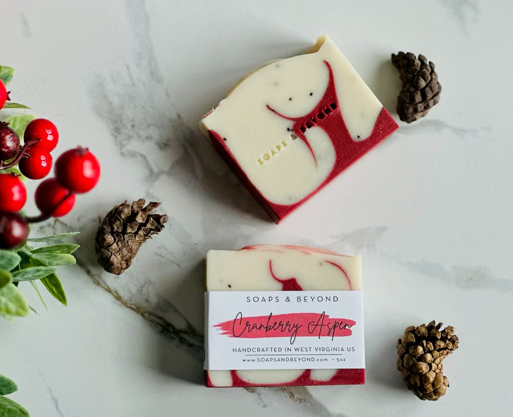 Cranberry Aspen Christmas Soap Bar