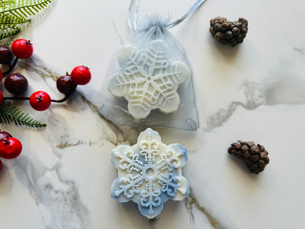 Minty Snowflakes Soap Bar